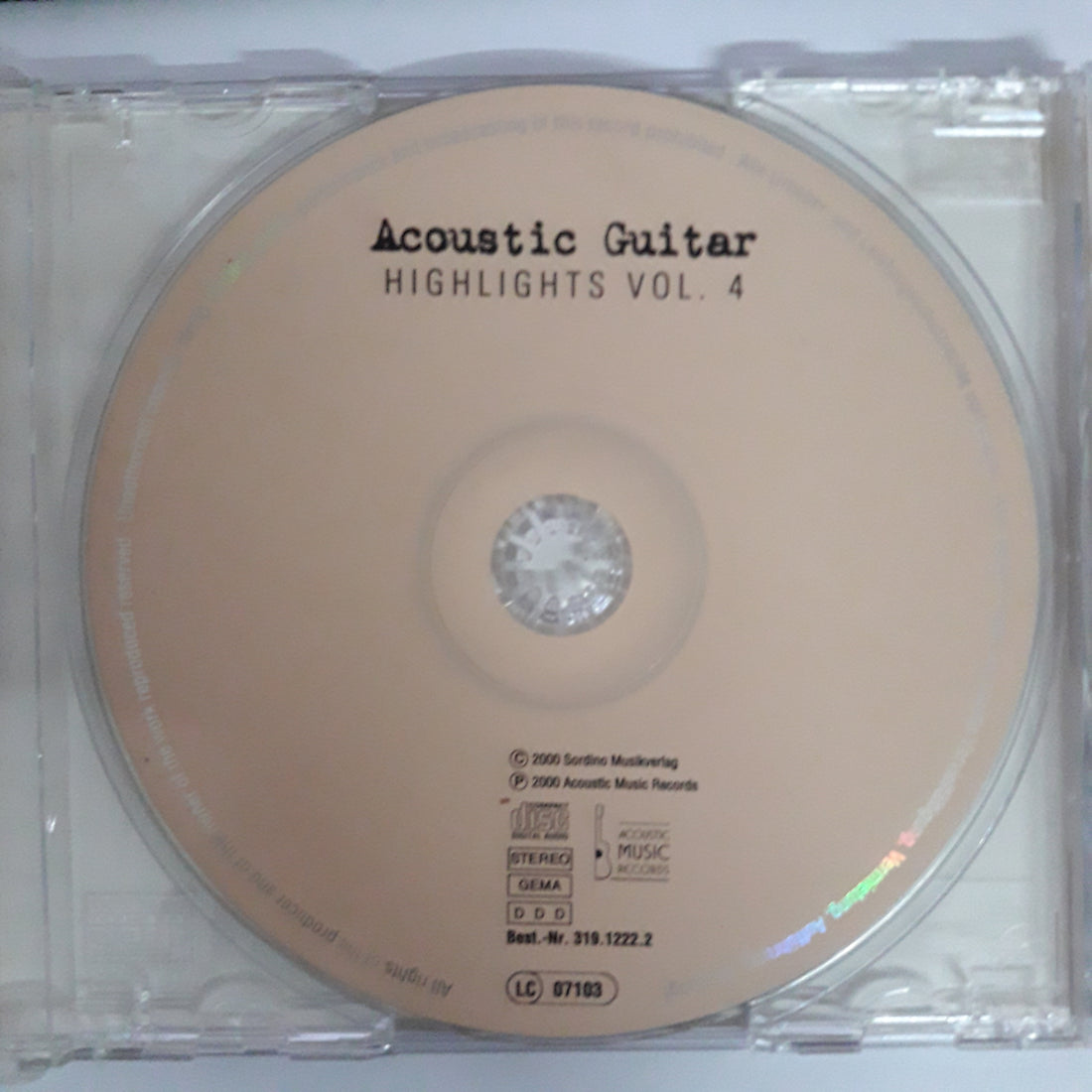 ซีดี Various - ACOUSTIC GUITAR HIGHLIGHTS VOL.4 (CD) (VG+)