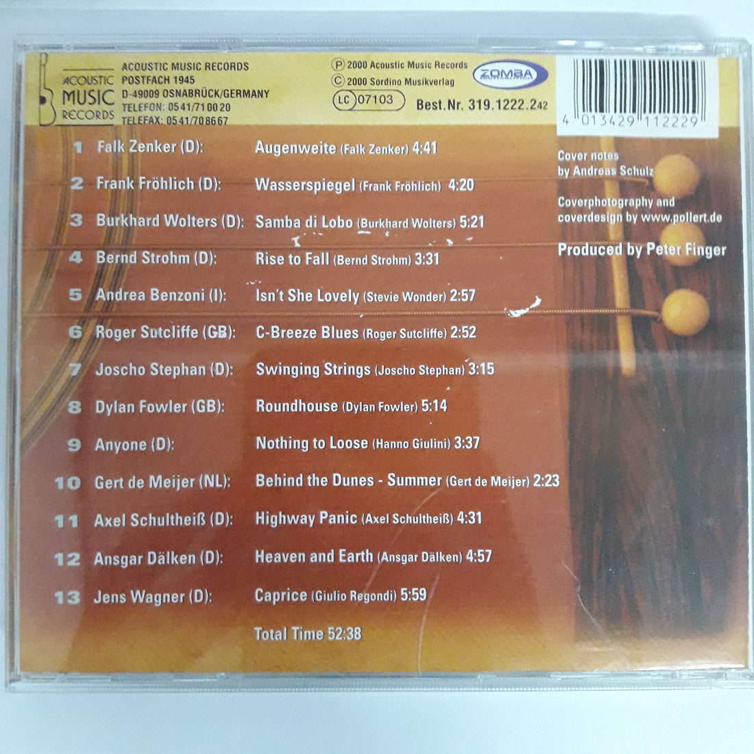 ซีดี Various - ACOUSTIC GUITAR HIGHLIGHTS VOL.4 (CD) (VG+)