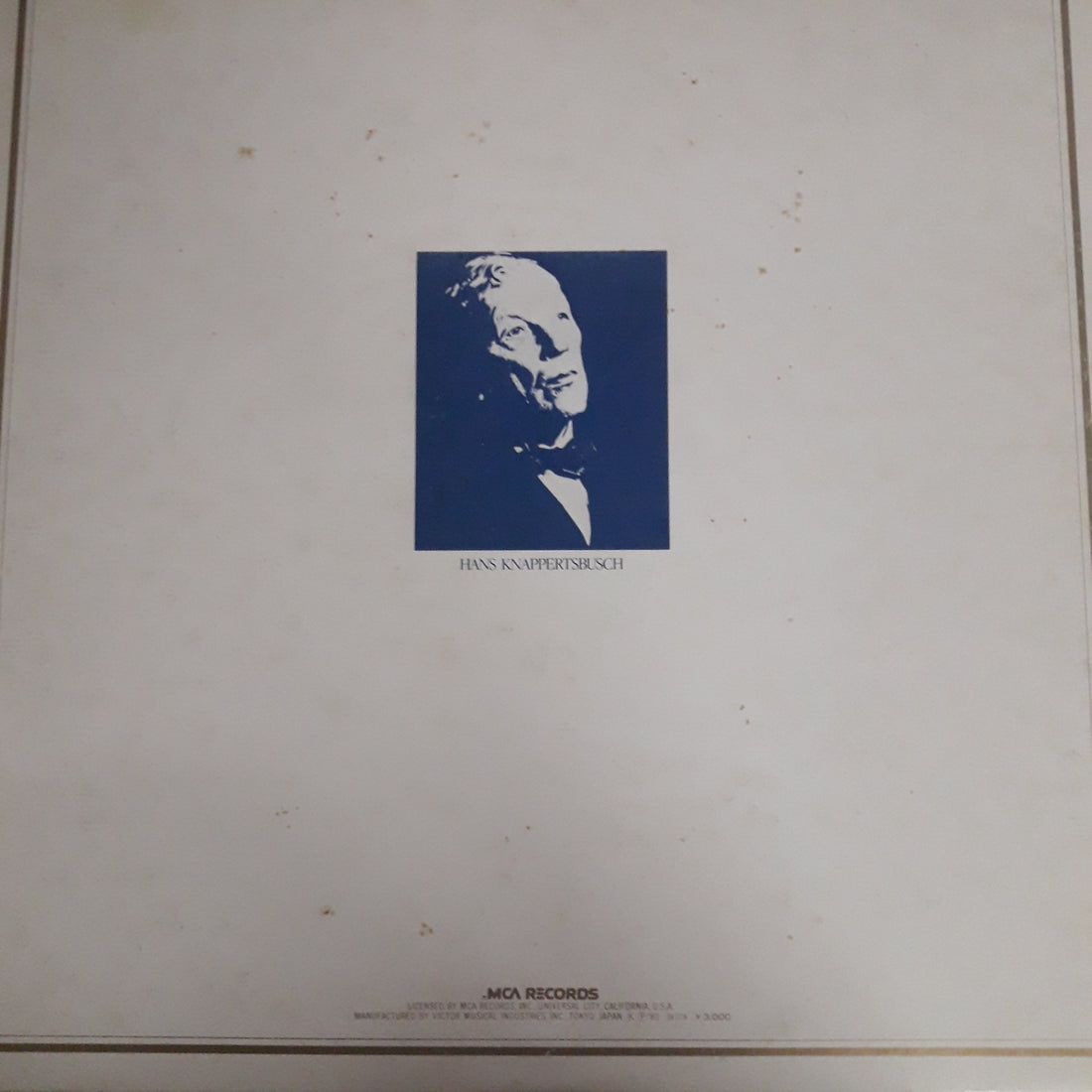 แผ่นเสียง HANS KNAPPERTSBUSCH - The Munich Philharmonic Orchestra - BRUCKNER SYMPHONY NO.8 (Vinyl) (VG+) (2LPs)