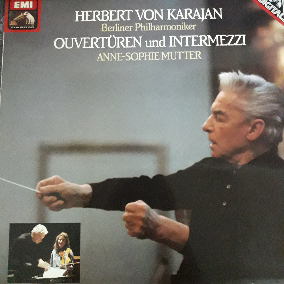 แผ่นเสียง HERBERT VON KARAJAN - Berliner Philharmoniker - OUVERTUREN und INTERMEZZI (Vinyl) (VG+)