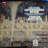 แผ่นเสียง Handel Yehudi Menuhin Menuhin Festival Orchestra – Feuerwerksmusik  Violinkonzert · Doppelchoriges Orchesterkonzert B-dur (Vinyl) (VG+)