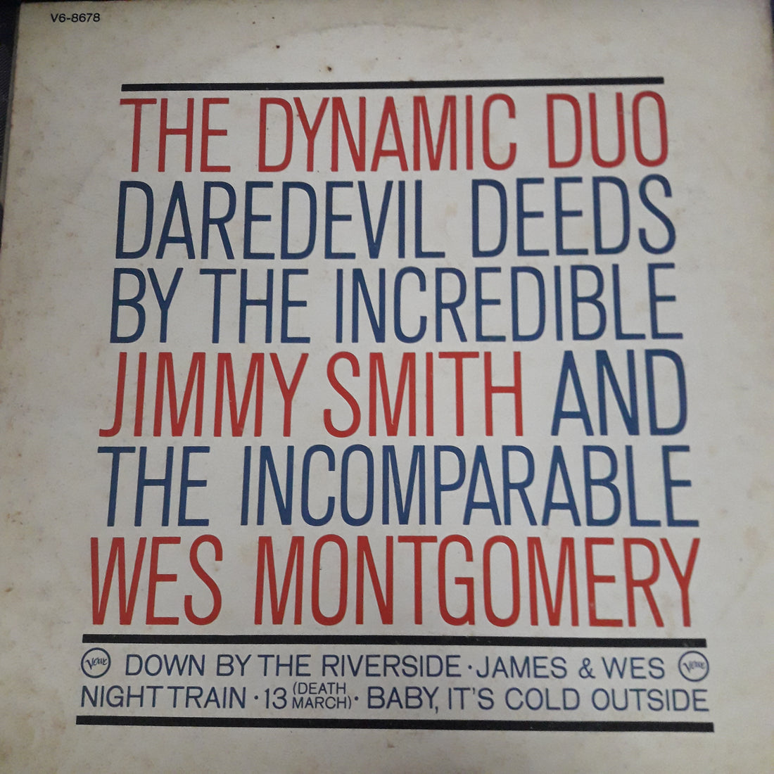 แผ่นเสียง Jimmy Smith & Wes Montgomery - Jimmy & Wes The Dynamic Duo Vinyl VG+