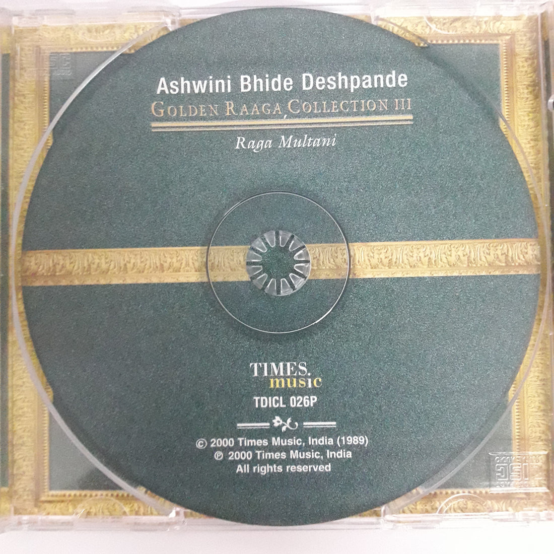 ซีดี Ashwini Bhide-Deshpande - Golden Raga Collection III - Raga Multani CD VG+