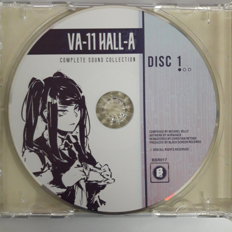 ซีดี Michael Kelly - VA-11 HALL-A: Complete Sound Collection = 「VA-11 Hall-A」コンプリートサウンドコレクション CD VG+ 3CDs