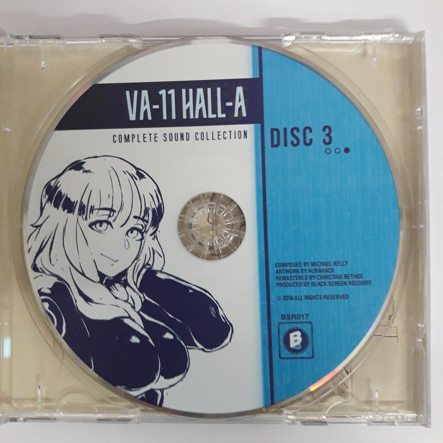 ซีดี Michael Kelly - VA-11 HALL-A: Complete Sound Collection = 「VA-11 Hall-A」コンプリートサウンドコレクション CD VG+ 3CDs