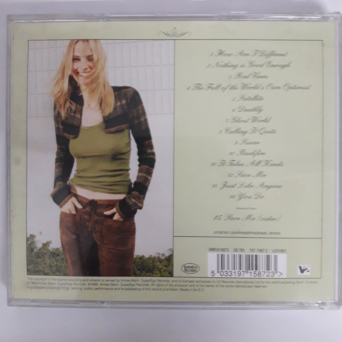 ซีดี Aimee Mann - Bachelor Nº 2 - Or, The Last Remains Of The Dodo (CD) (VG+)