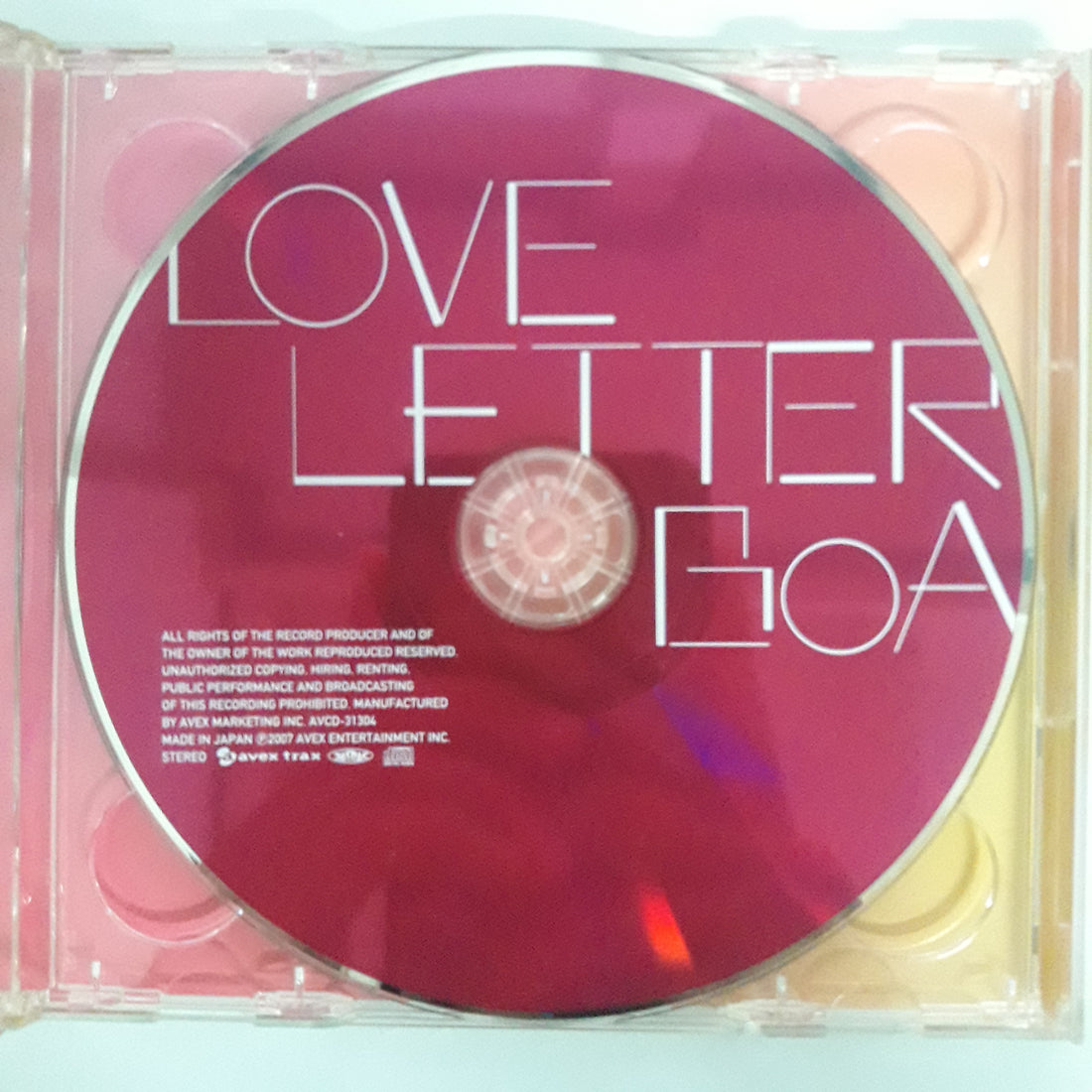 ซีดี BoA - Love Letter (CD) (VG+) (2CDs)