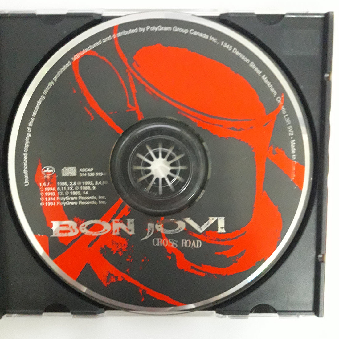 ซีดี Bon Jovi - Cross Road CD VG+