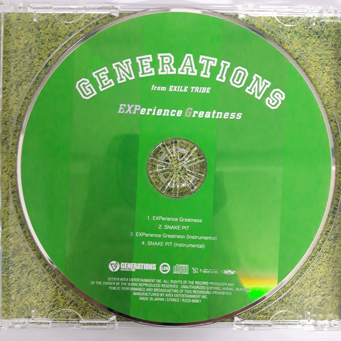 ซีดี Generations From Exile Tribe - EXPerience Greatness (CD) (VG+)