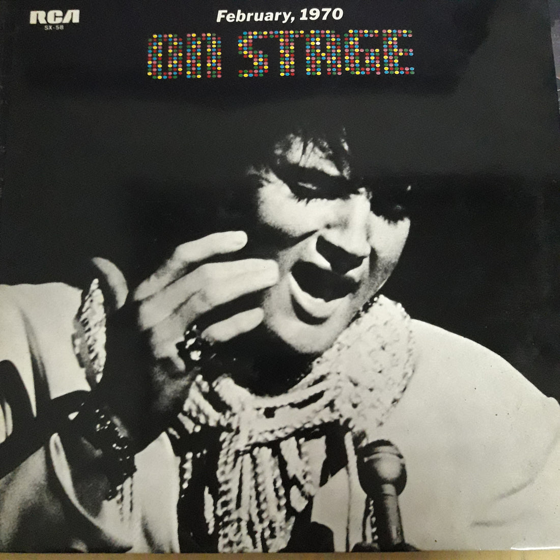 แผ่นเสียง Elvis Presley - On Stage-February, 1970 (Vinyl) (VG+)