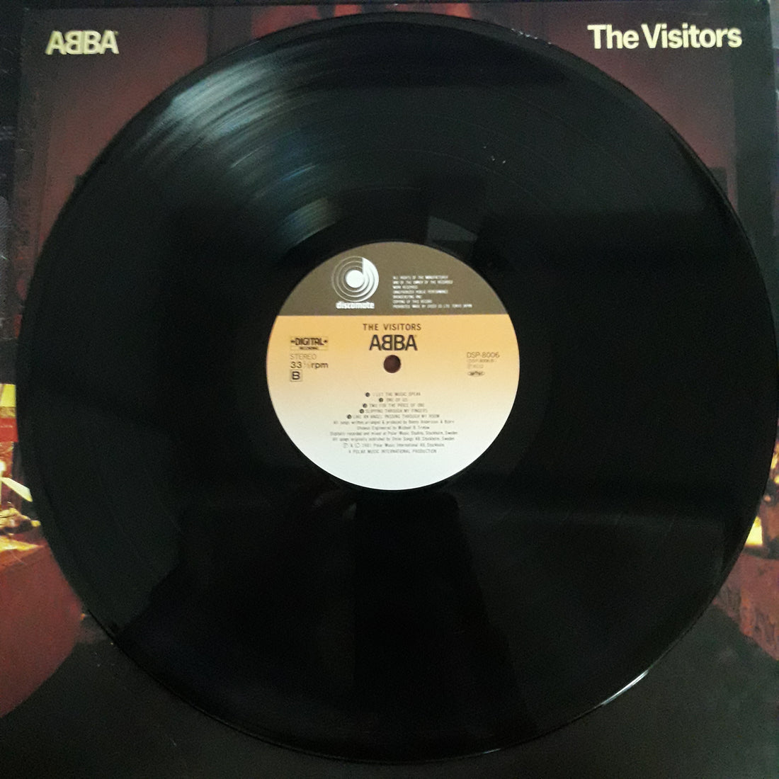 แผ่นเสียง ABBA = ABBA - The Visitors = ザ・ビジターズ (Vinyl) (VG+)