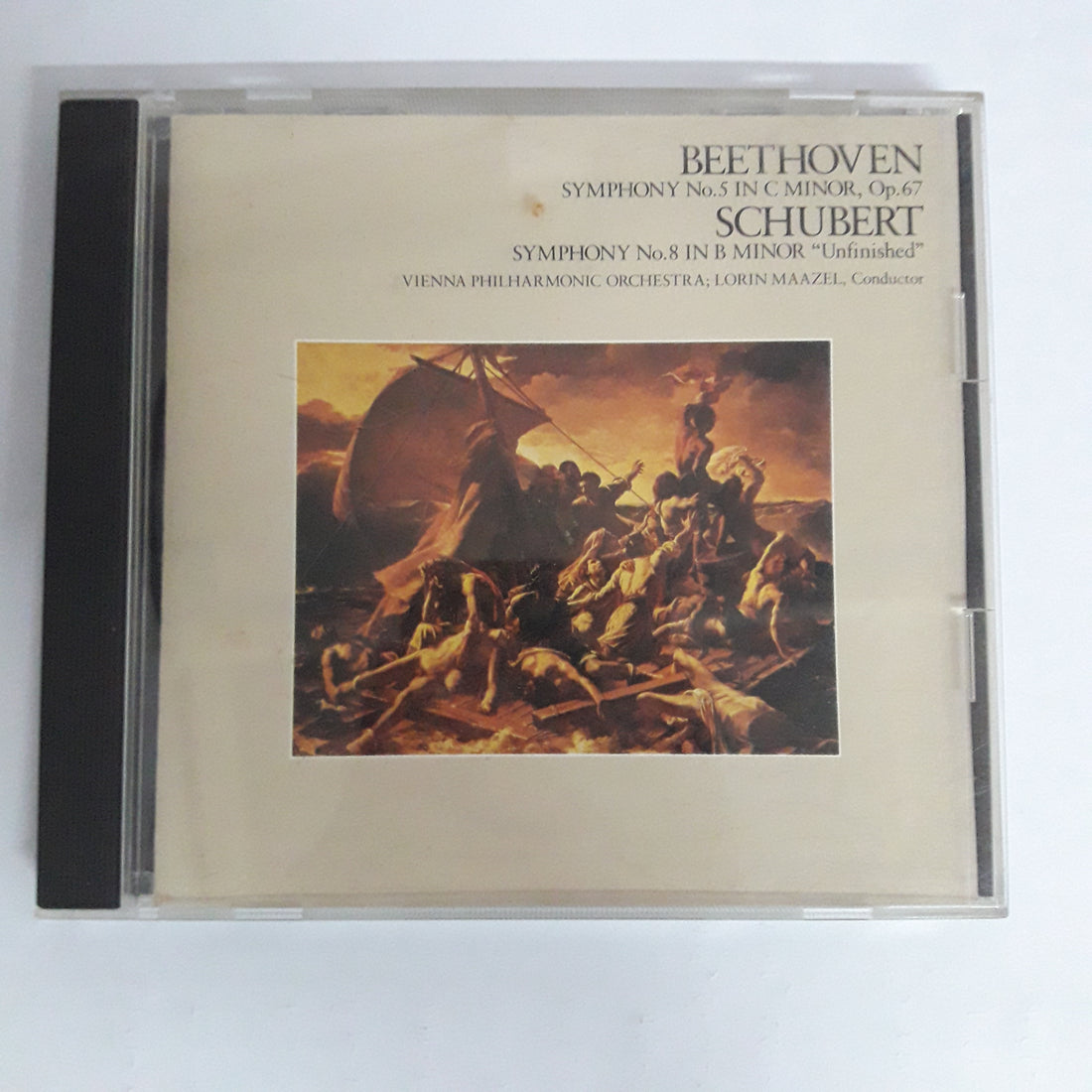 ซีดี Lorin Maazel, Wiener Philharmoniker - Beethoven: Symphony No.5 / Schubert: Symphony No.8 "Unfinished" (CD) (VG+)