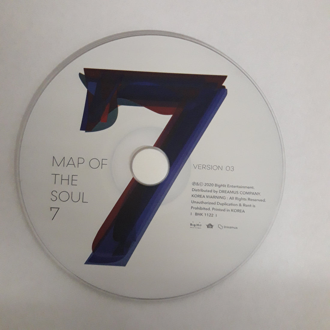 ซีดี BTS - Map Of The Soul: 7 CD VG+