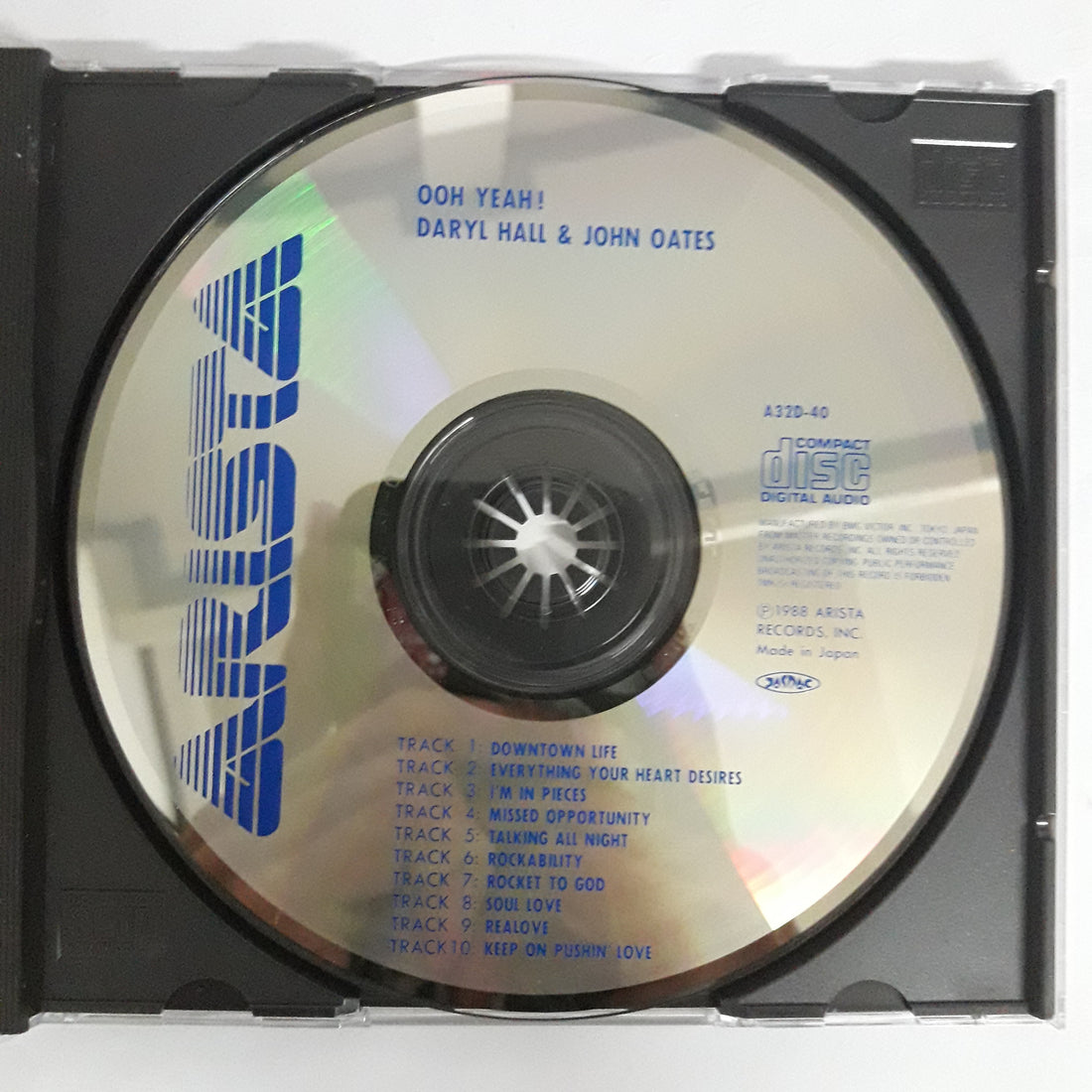 ซีดี Daryl Hall & John Oates - Ooh Yeah! (CD) (VG+)