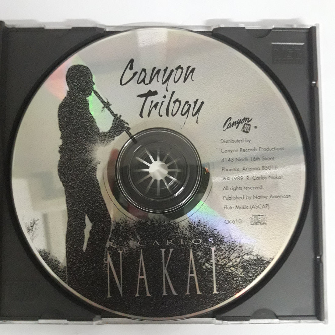 ซีดี R. Carlos Nakai - Canyon Trilogy (Native American Flute Music) (CD) (VG+)