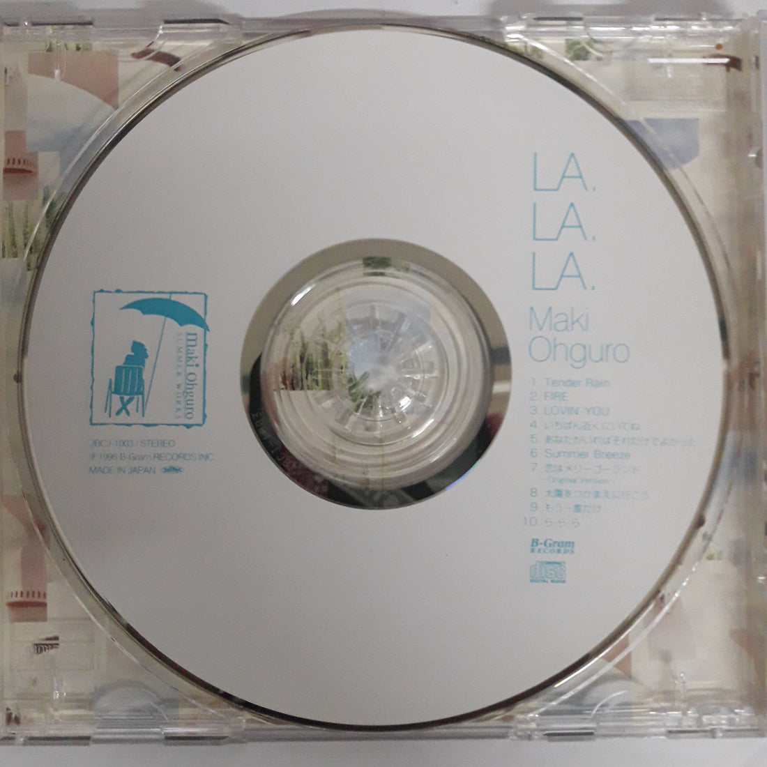 ซีดี Maki Ohguro - La. La. La. CD VG+