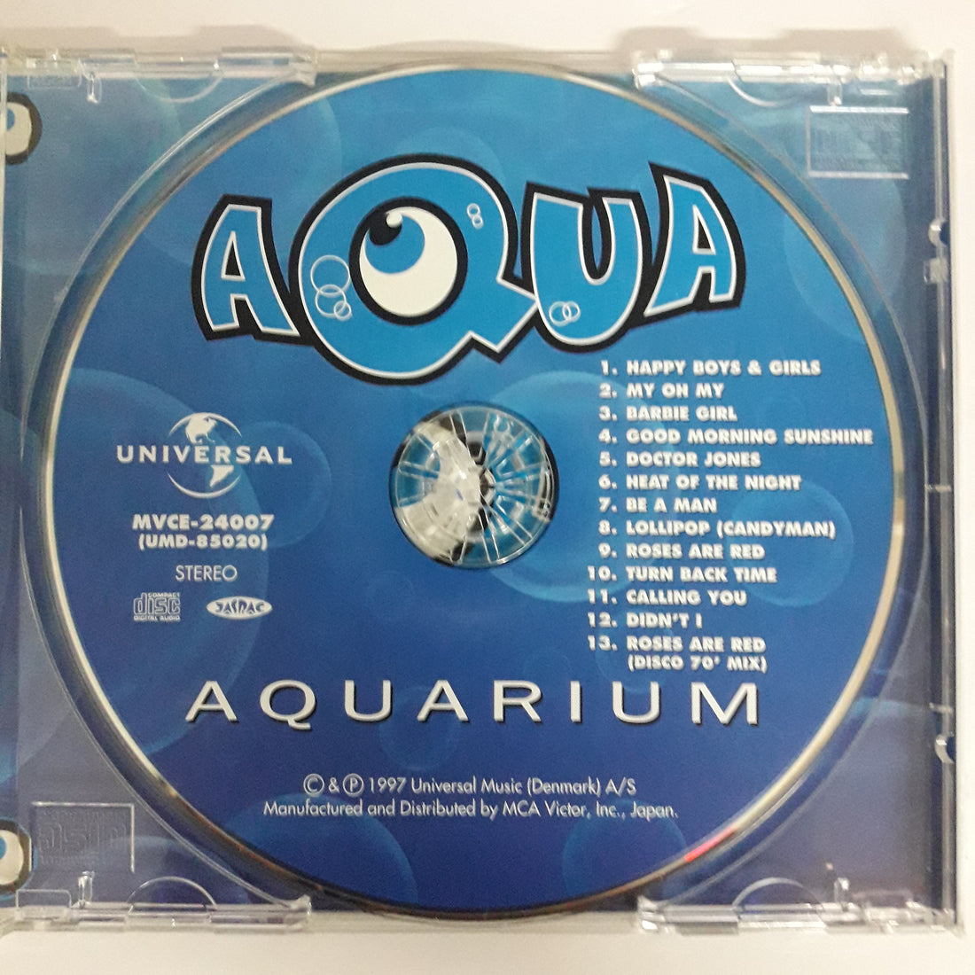 ซีดี Aqua - Aquarium CD VG+