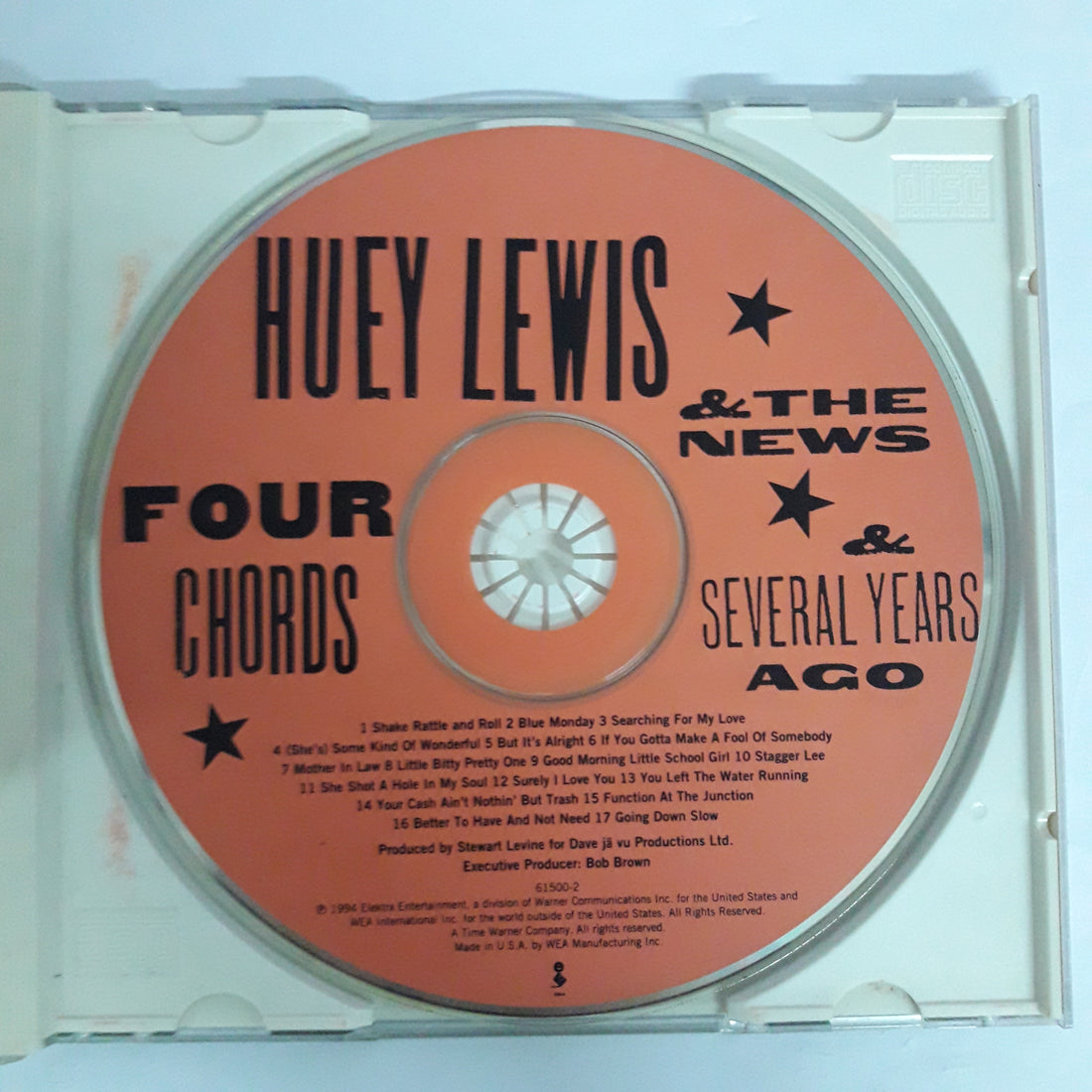 ซีดี Huey Lewis & The News - Four Chords & Several Years Ago CD VG+