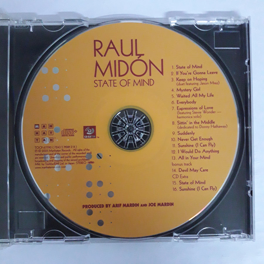 ซีดี Raul Midón - State Of Mind (CD) (VG+)