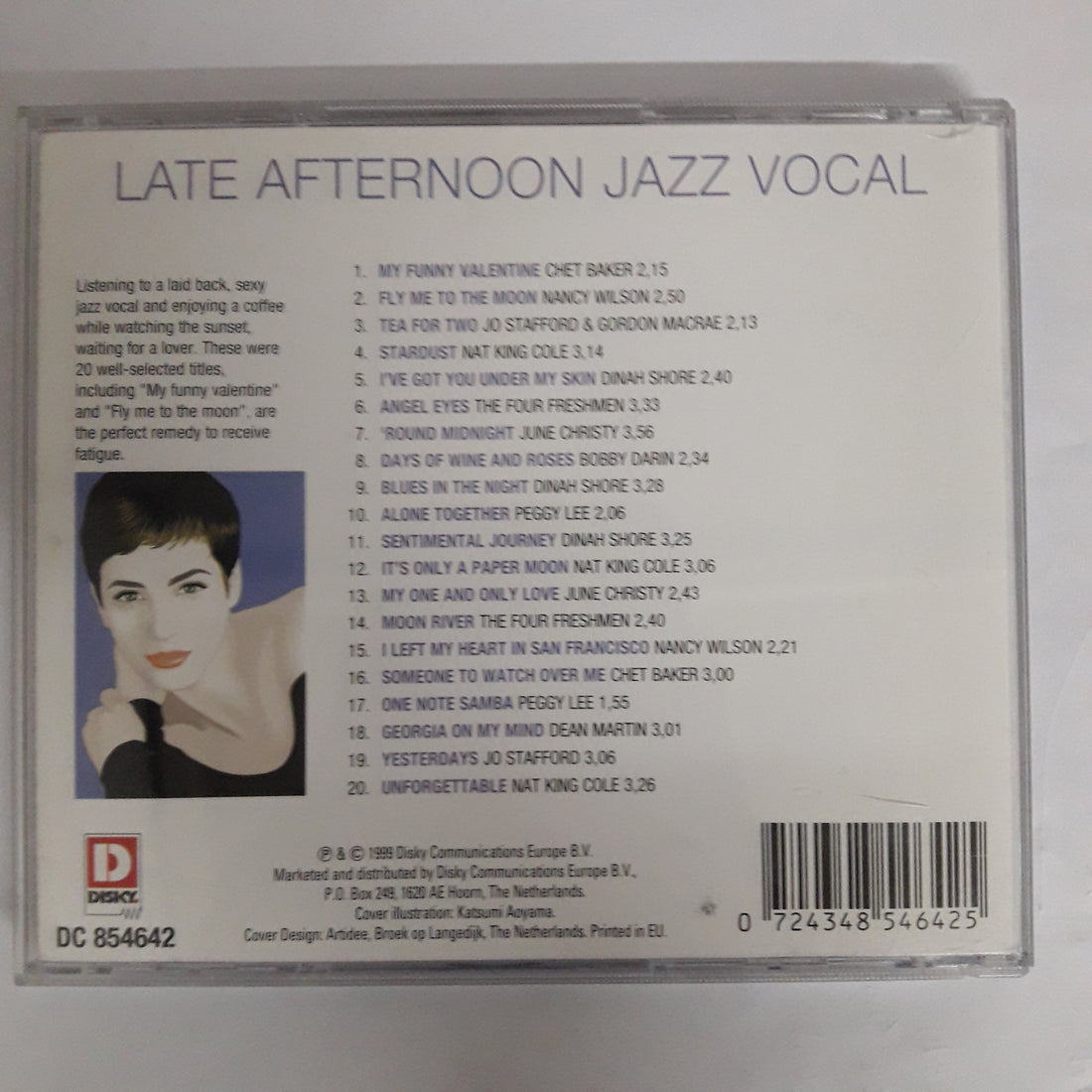 ซีดี Various - Late Afternoon Jazz Vocal (CD) (VG+)