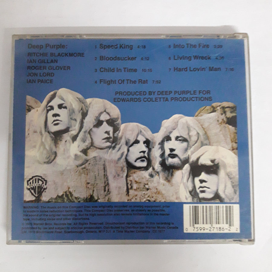 ซีดี Deep Purple - In Rock CD VG+