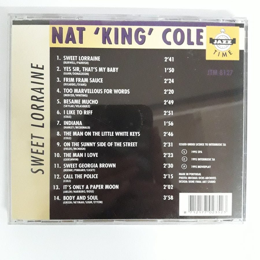 ซีดี Nat King Cole - Sweet Lorraine CD VG+