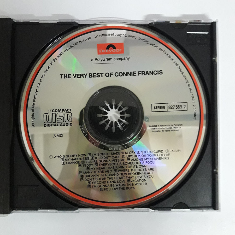 ซีดี Connie Francis - The Very Best Of Connie Francis (CD) (NM or M-)