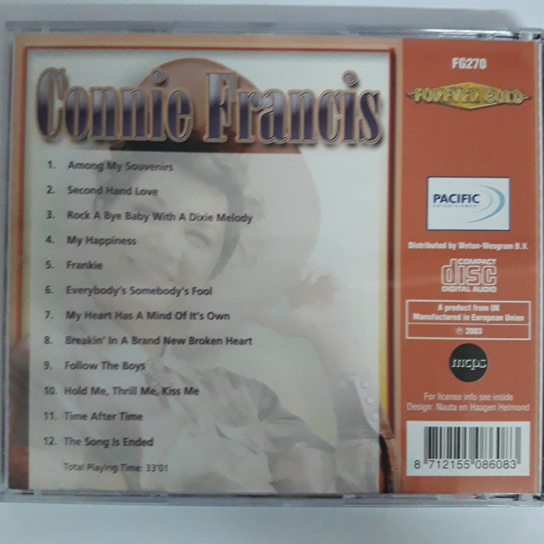 Connie Francis - Connie Francis (CD) (NM or M-)