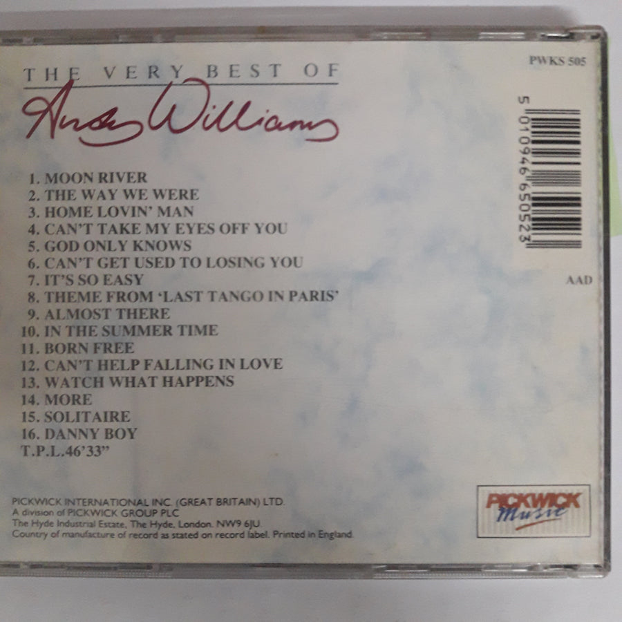 ซีดี Andy Williams - The Very Best Of Andy Williams (CD) (VG)