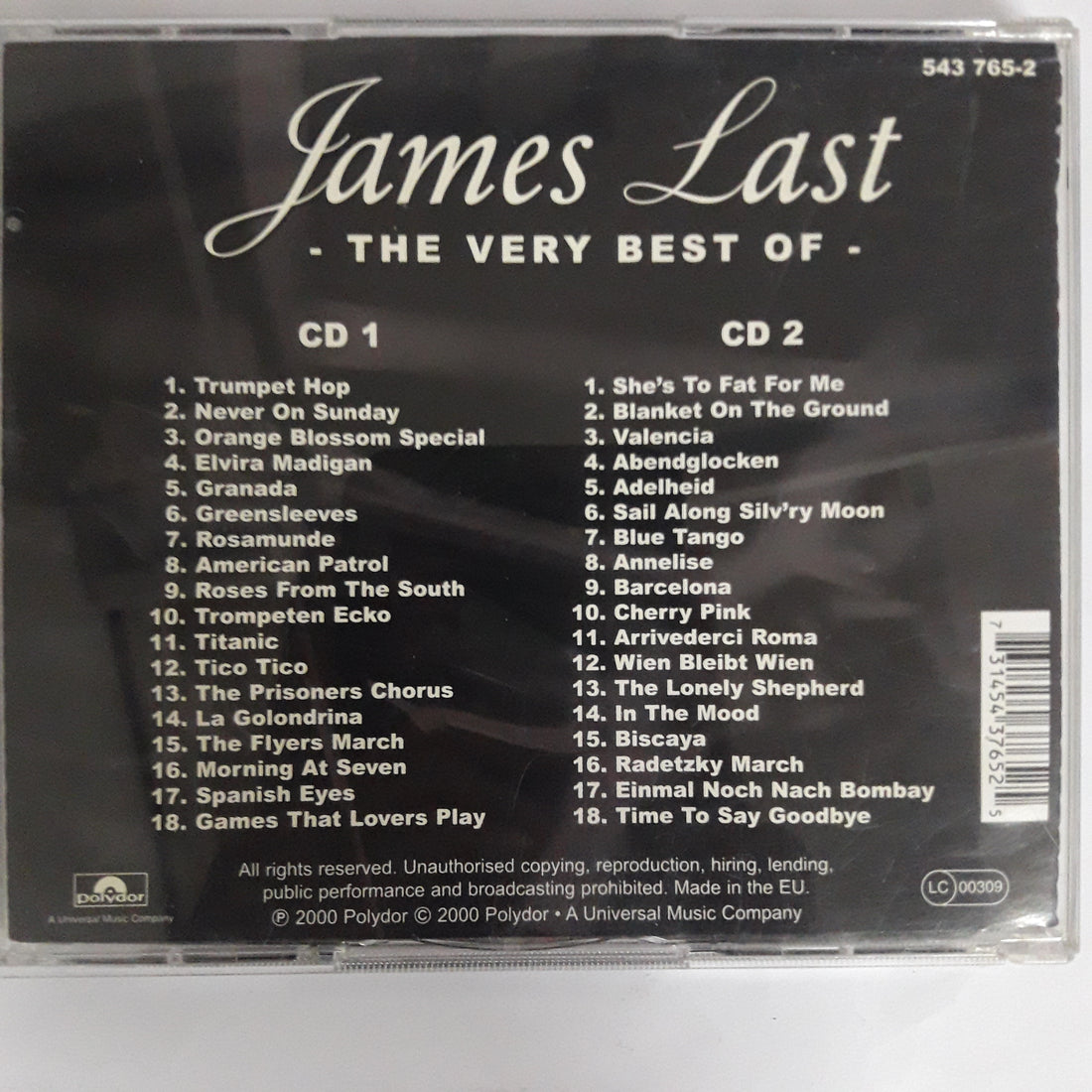 ซีดี James Last - The Very Best Of CD VG+ 2CDs