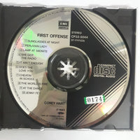 ซีดี Corey Hart - First Offense CD VG