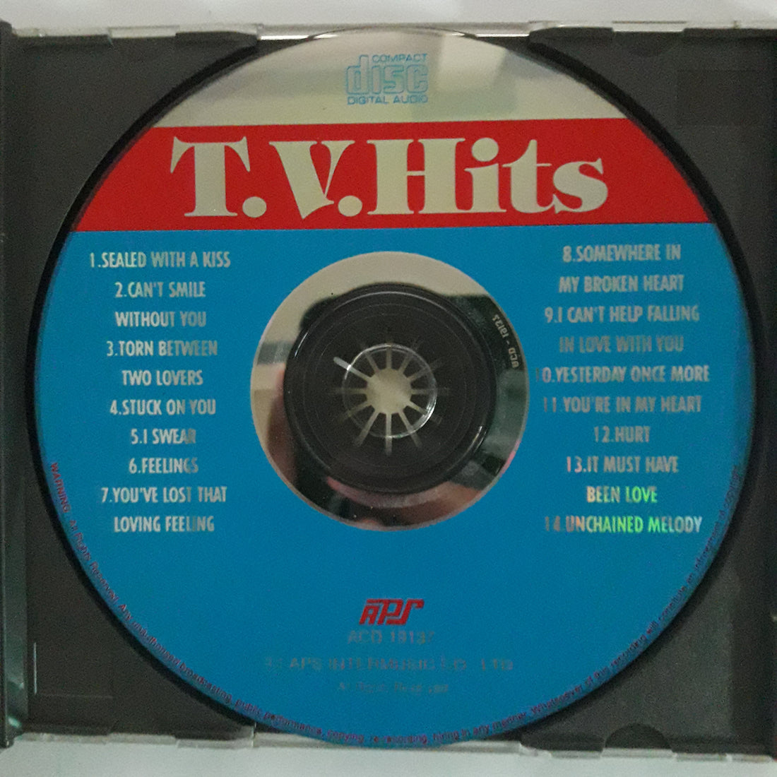 T.V.Hits - Sealed With A Kiss CD VG+