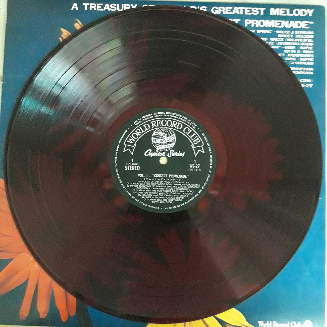 แผ่นเสียง Various - A Treasury Of World's Greatest Melody (Vinyl) (VG) (7LPs) (ขาดแผ่นที่ 28) (แผ่นสี)