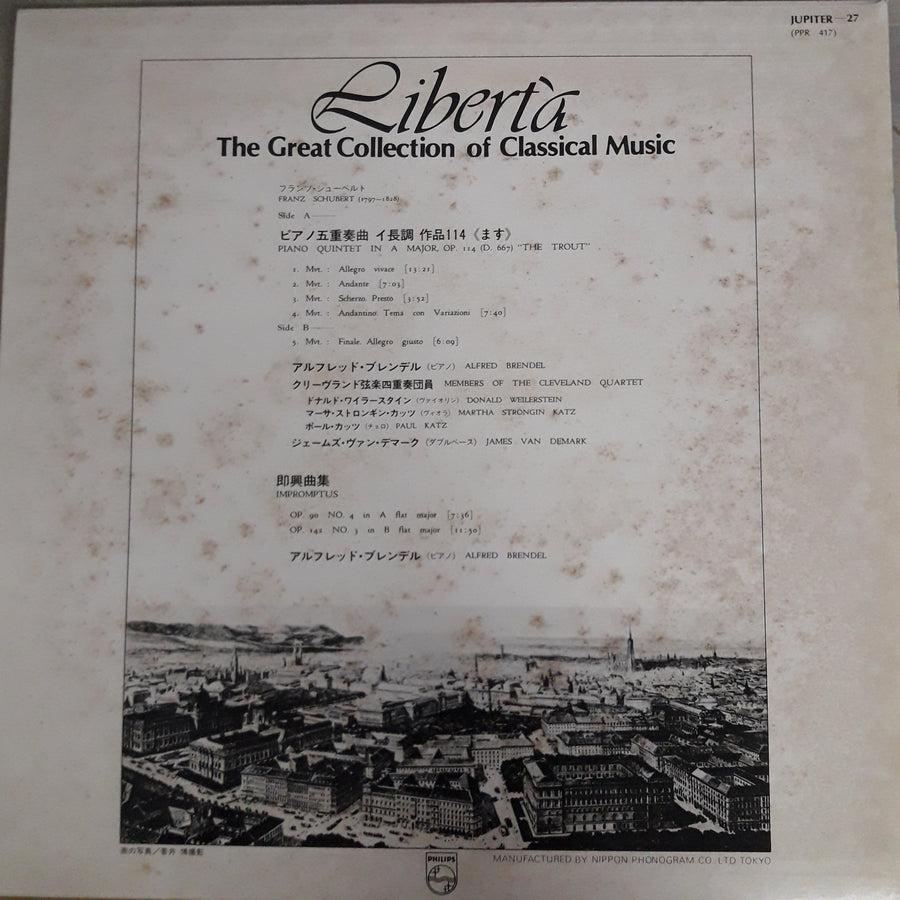 แผ่นเสียง Various - The Great Collection Of Classical Music - Piano Quintet The Trout Impromptus (Vinyl) (VG+)