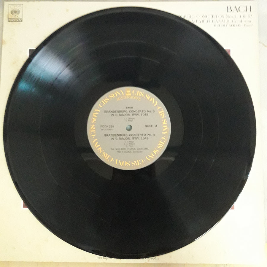 แผ่นเสียง Various - Bach Brandenburg Concertos Nor.3 , 4 & 5*  (Vinyl) (VG+)