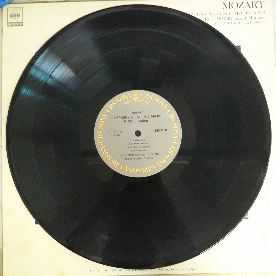 แผ่นเสียง Various - Mozart Symphony No.40 In G Minor K.550 No.41 , K.551 (Vinyl) (VG+)