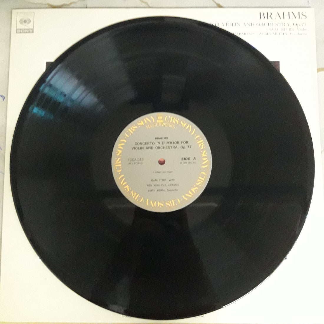 แผ่นเสียง Various - Brahms - Concerto in D Major For Violin And Orchestra, Op.77 (Vinyl) (VG+)