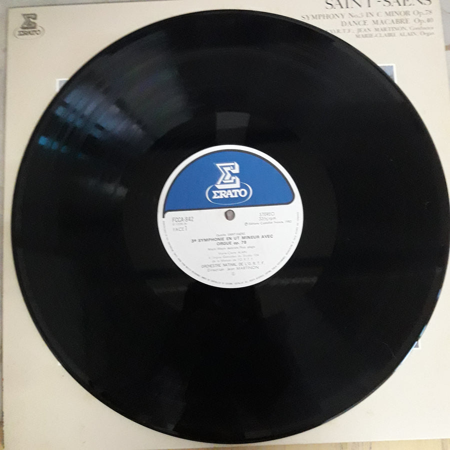 แผ่นเสียง Various -  Saint - Saens Symphony No.3 , Op.78 , Op.40 (Vinyl) (VG+)