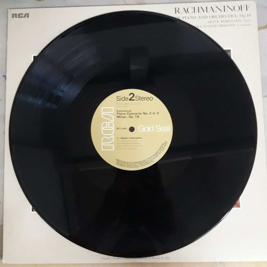 แผ่นเสียง Various - Rachmaninoff - Concerto No.2 In C Minor For Piano And Orchestra Op.18 (Vinyl) (VG+)