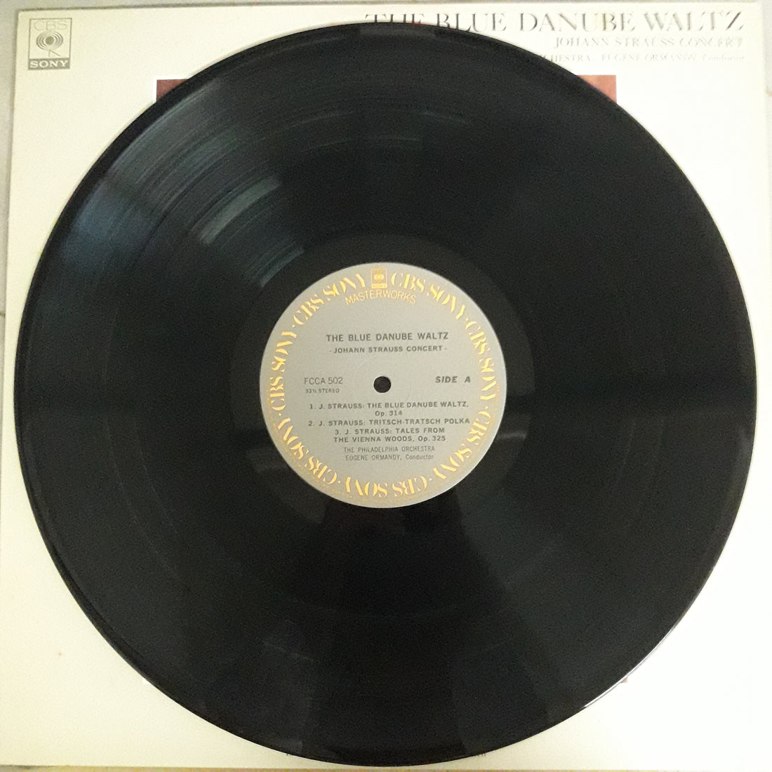 แผ่นเสียง Johann Strauss - The Blue Danube Waltz (Vinyl) (VG+)