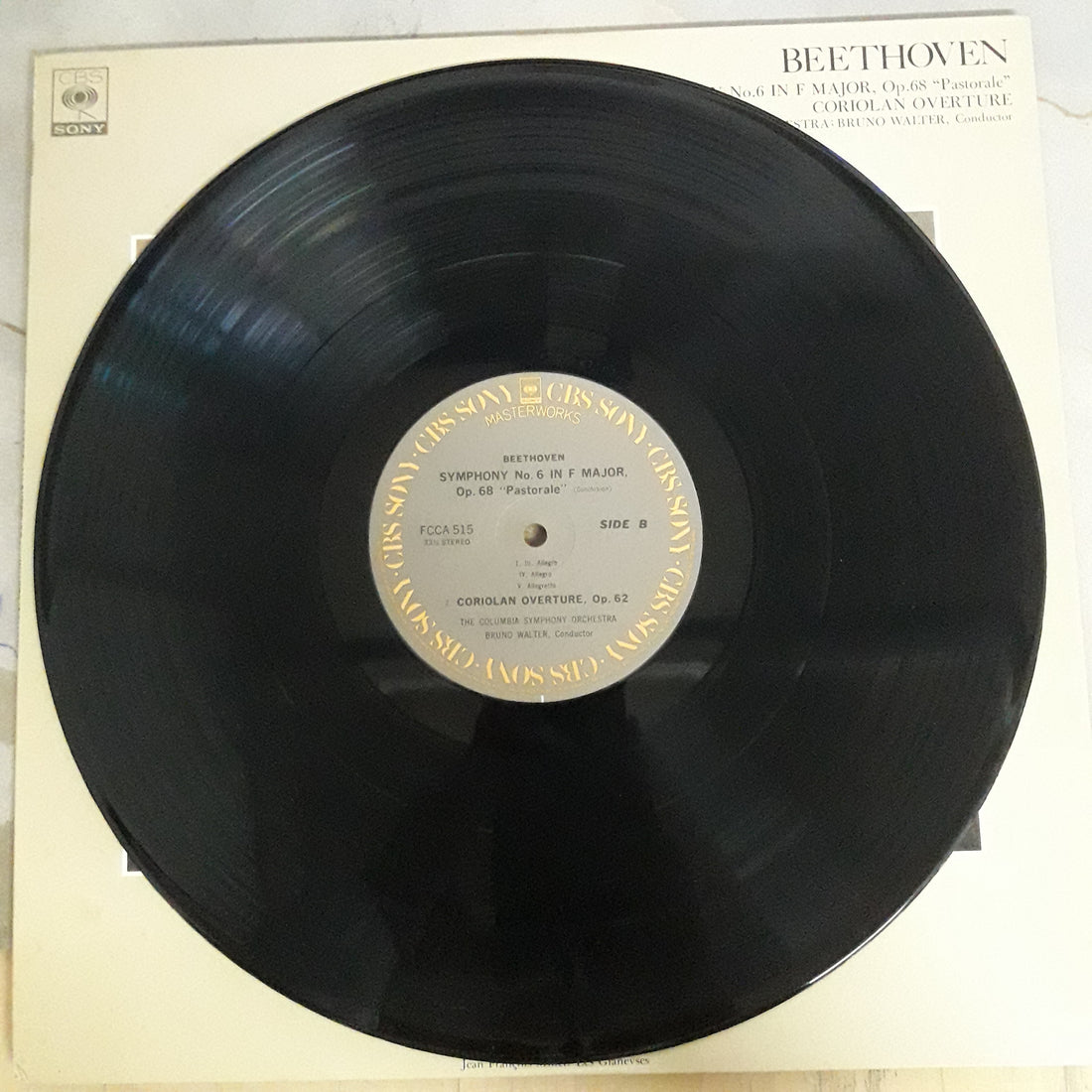 แผ่นเสียง Various - Beethoven Symphony No.6 In F Major, Op.68 ''Pastorale'' (Vinyl) (VG+)