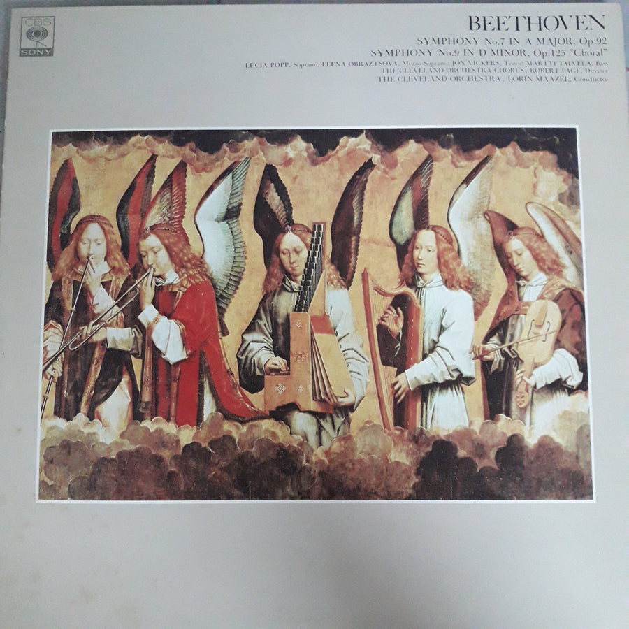 แผ่นเสียง Various - Beethoven - Symphony No.7,9 In Major Op.92,125 (Vinyl) (VG+) (2LPs)