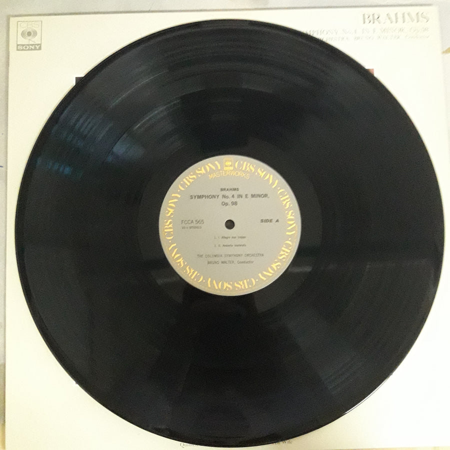 แผ่นเสียง Various - Brahms Symphony No.4 In E Minor, Op.98 (Vinyl) (VG+)