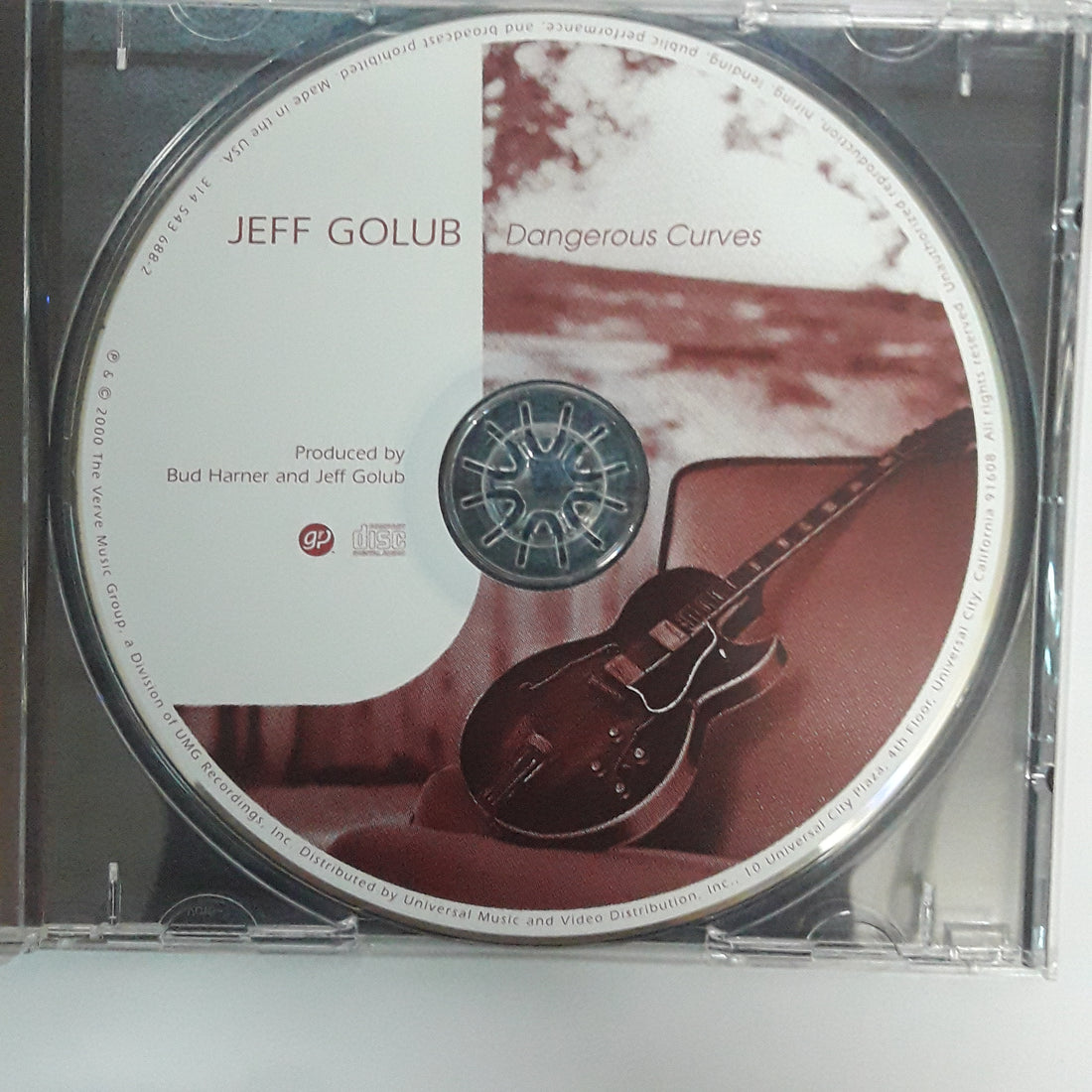 ซีดี Jeff Golub - Dangerous Curves (CD) (VG+)