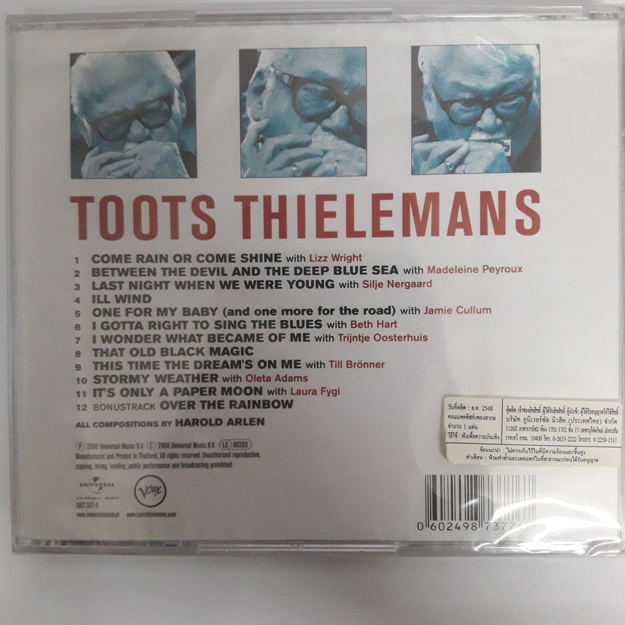 ซีดี Toots Thielemans - One More For The Road (CD) (M)