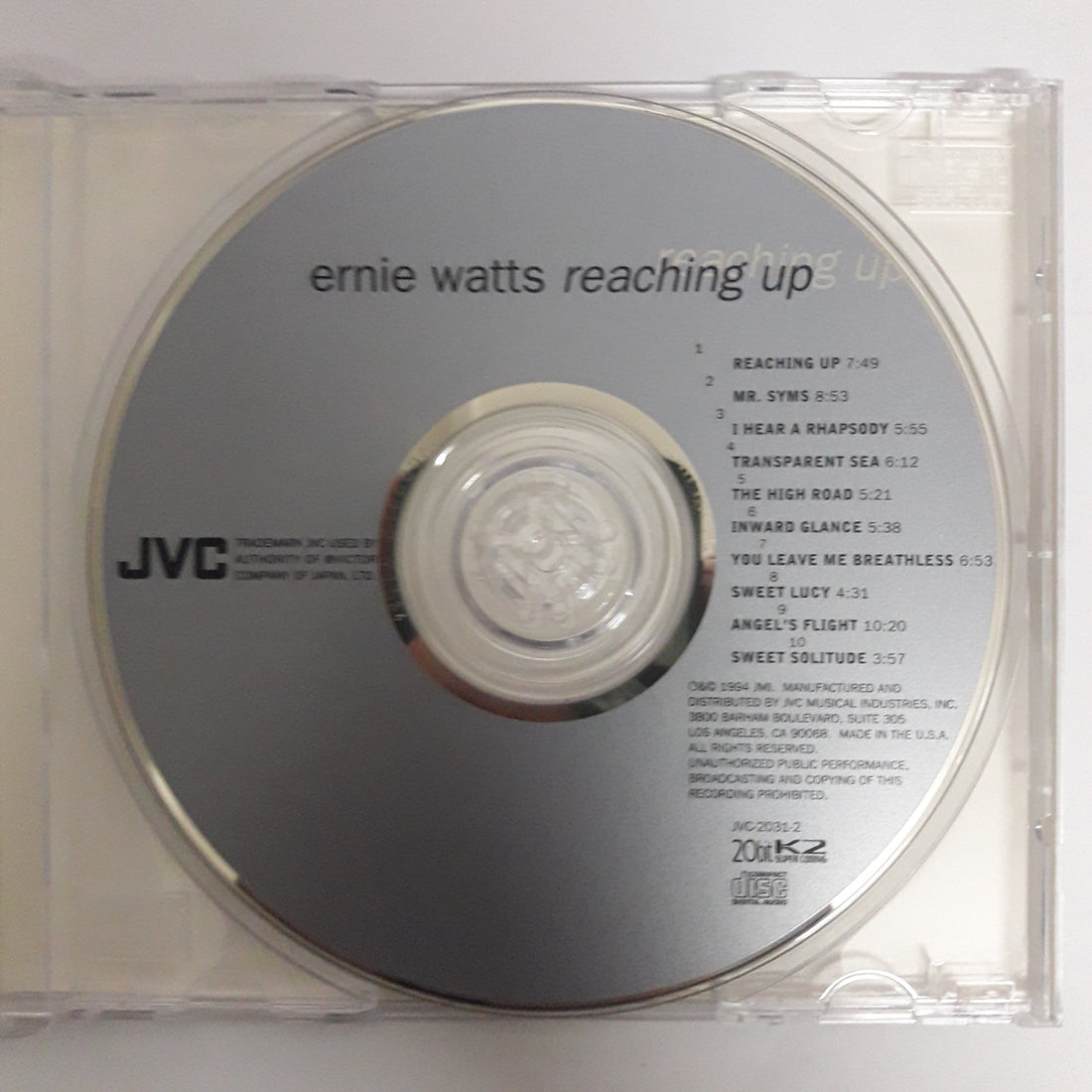 ซีดี Ernie Watts - Reaching Up (CD) (NM or M-)