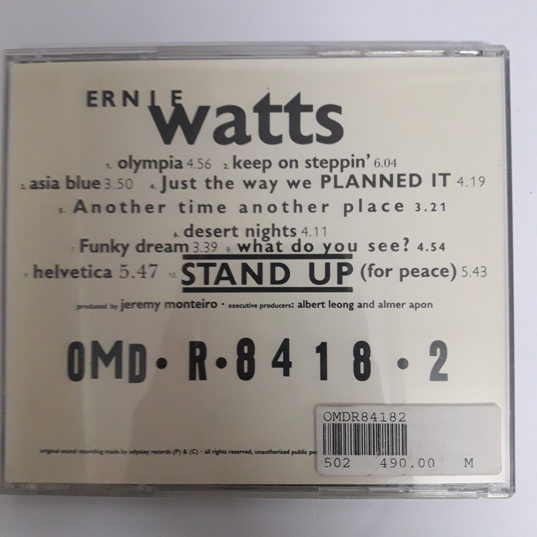 ซีดี Ernie Watts - Stand Up  (CD) (NM or M-)