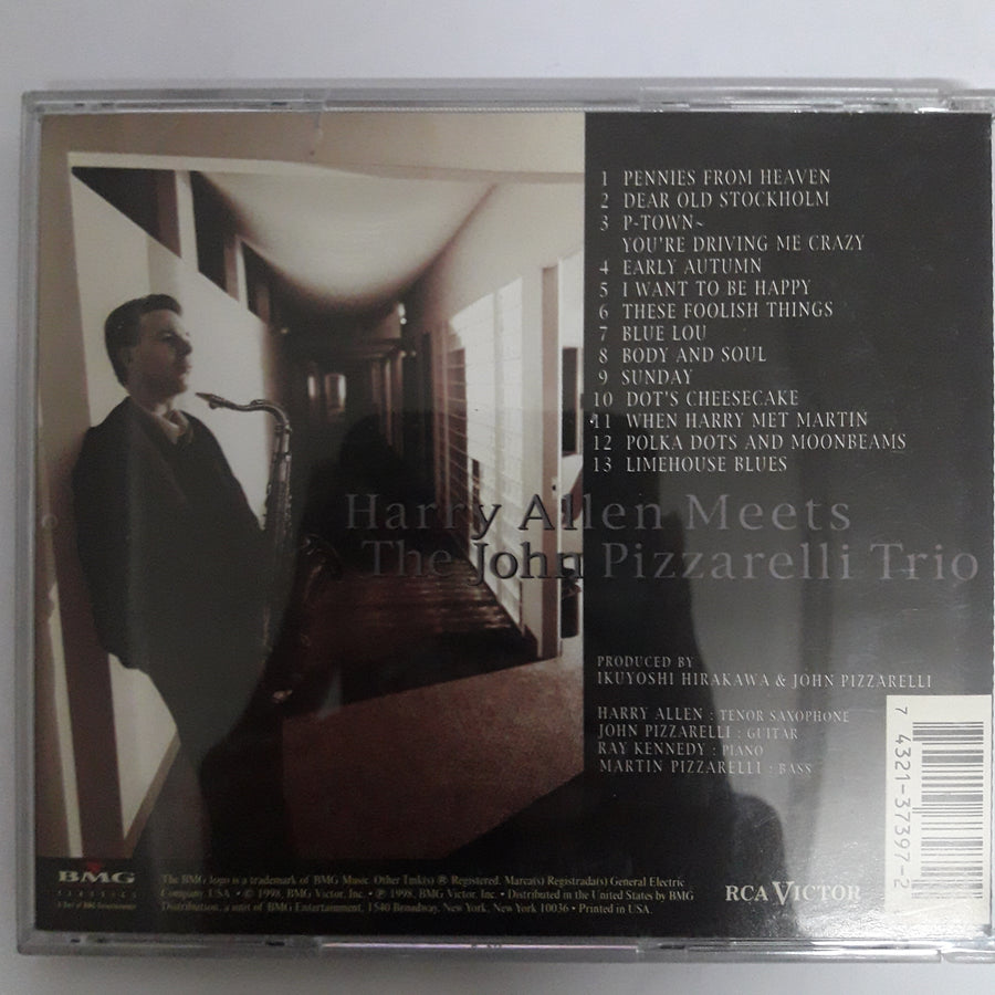 ซีดี Harry Allen (2) Meets The John Pizzarelli Trio - Harry Allen Meets John Pizzarelli Trio (CD) (VG+)