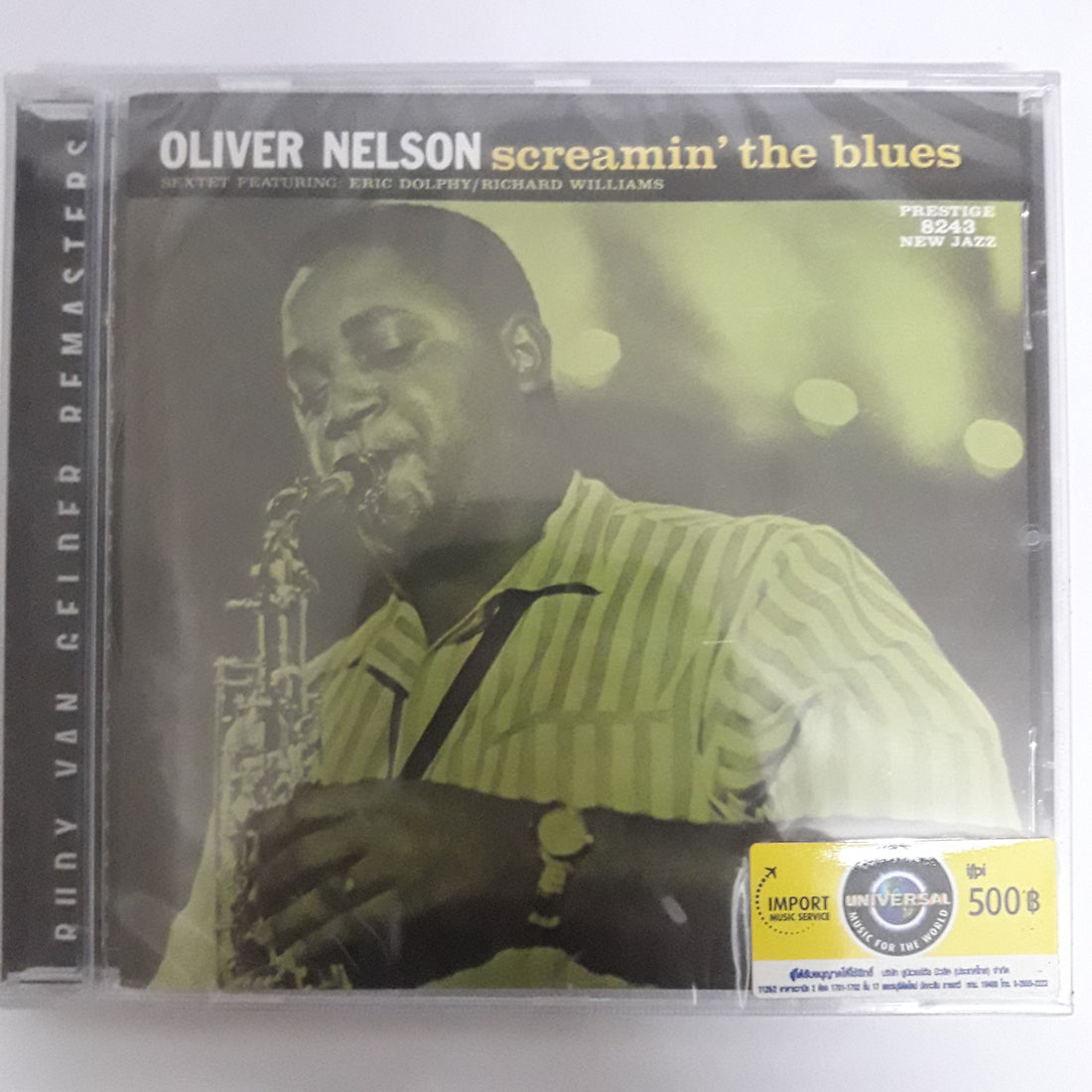 ซีดี Oliver Nelson / The Oliver Nelson Sextet Featuring Eric Dolphy / Richard Williams - Screamin' The Blues (CD) (M)