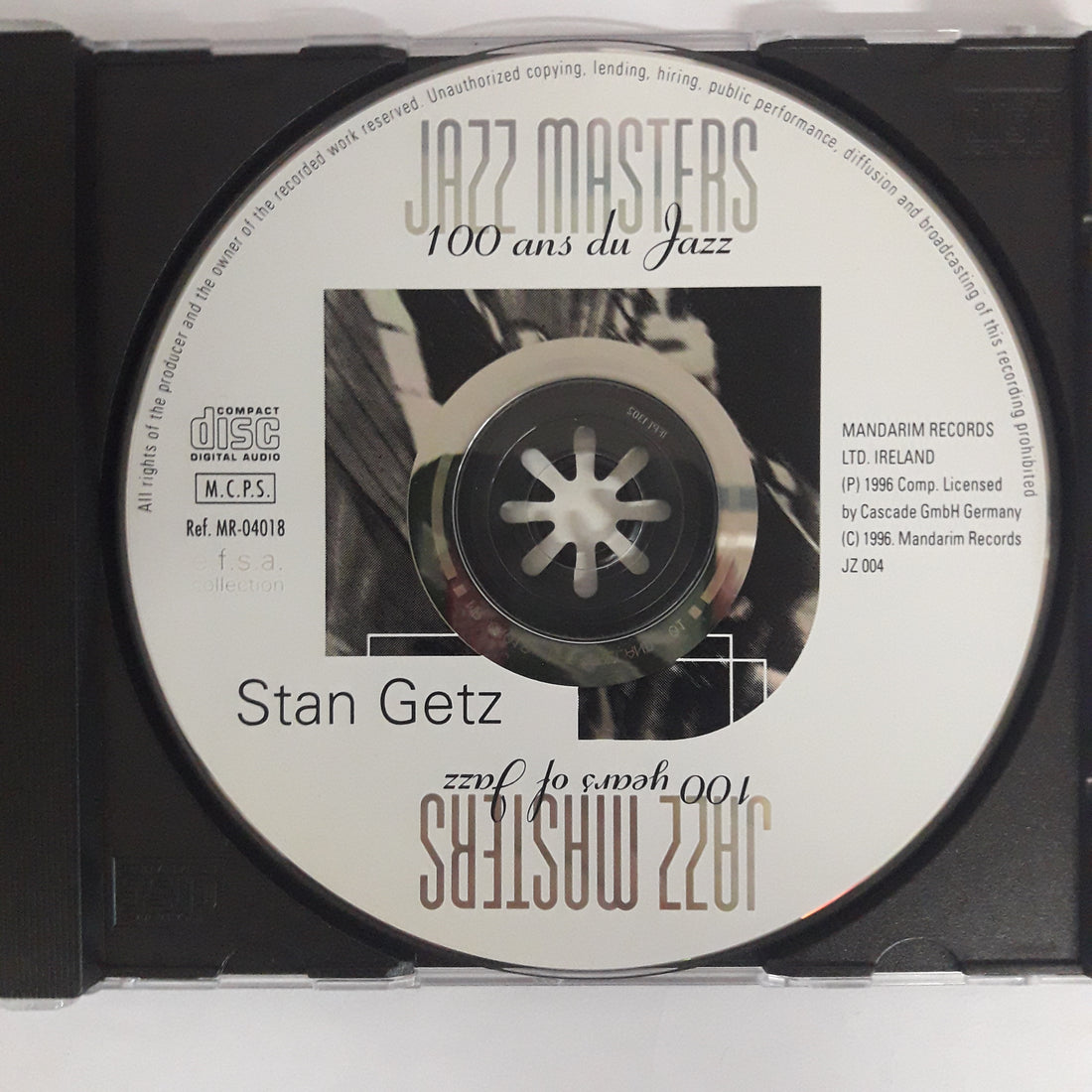 ซีดี Stan Getz - Jazz Masters (100 Ans De Jazz) (CD) (VG)